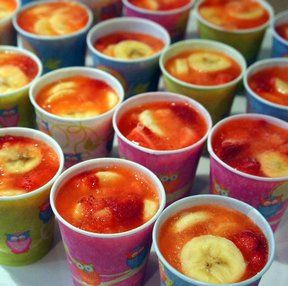 Lemonade Frozen Fruit Cups Recipe Frozen Fruit Cups, Frozen Fruit Salad, Frozen Fruit Snacks, Frozen Fruit Salads, Frozen Fruit Recipes, Brunch Dessert, Snack For Kids, Fruit Cups, New Fruit