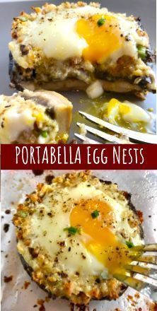 Large Portabella Mushrooms Recipe, Portabella Mushrooms Recipes, Mushrooms Stuffed, Portabella Mushroom, Best Egg Recipes, Portobello Mushroom Recipes, Lunch Bowls, Mushroom Recipes Healthy, Portabella Mushrooms