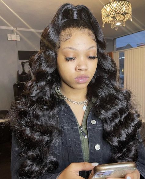 Haft Up Haft Down Hairstyles, Wigs Styles, Bday Hair, Demon Time, Baddie Hair, Body Wave Weave, Nashville Travel, Colorful Hairstyles, Straighten Hair