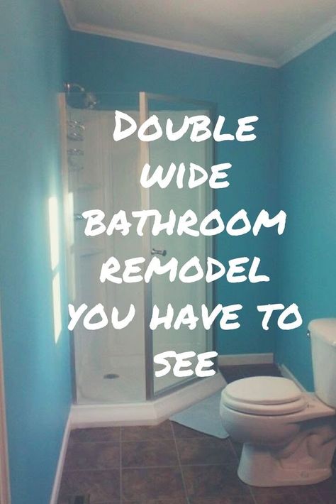 Bathrooms are hard to remodel. They aren’t like bedrooms where you just pick a new paint color and flooring and have a whole new look for your room. You have to plan ahead and think about the location and layout of your plumbing. You have to utilize all sorts of different talents to come up with a room that you will love! We have a great mobile home bathroom guide that can help you get started on your own remodel. #MobileHomeLiving #MobileHomeRenovations Mobile Home Bathroom Makeover, Double Wide Bathroom Remodel, Mobile Home Bathroom Remodel Master Bath, Mobile Home Shower Remodel, Mobile Home Bathtubs, Mobile Home Bathroom Remodel, Mobile Home Bathrooms, Remodel Mobile Home, Mobile Home Repair