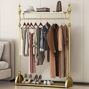 White clothing rack