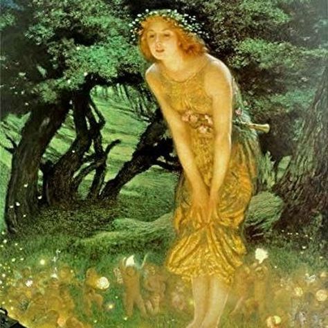 all night long by Pete Wills on SoundCloud Edward Robert Hughes, Midsummer's Eve, Midsummer Dream, Celtic Traditions, Fairy Paintings, Fairies Dancing, Midsummer Nights Dream, Beltane, Summer Solstice