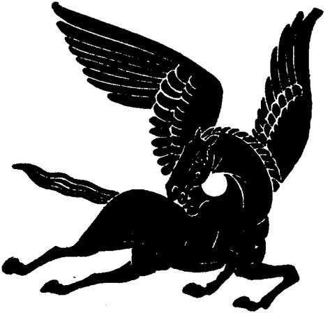 8 Special and Bizarre Animals of Greek Mythology: Pegasus - Equine Greek Mythology Animals, Greek Clipart, Riding Pegasus, Greek Animals, Pegasus (mythology), Bizarre Animals, Flying Horse, Winged Horse, Art Library