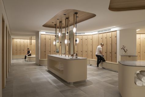 Woods Bagot, Drying Room, Base Building, Gym Lockers, Bicycle Parking, Changing Room, Iconic Buildings, Locker Room, Lounge Areas