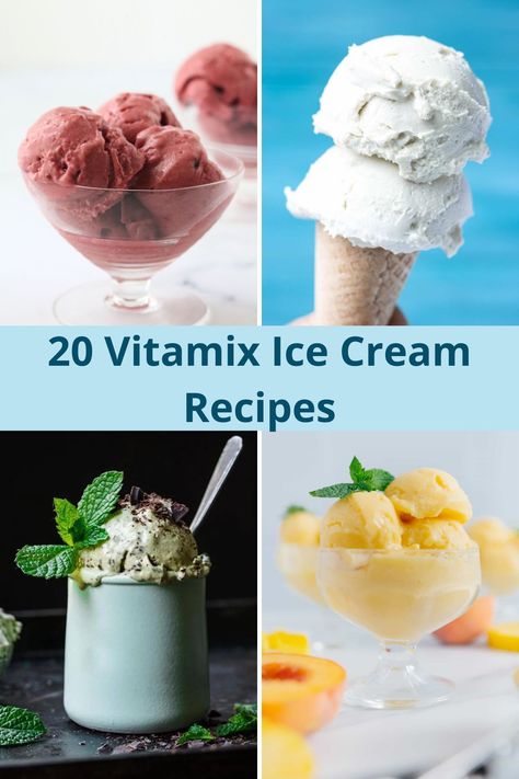 Vitamix Banana Ice Cream, Vitamix Ice Cream Recipes, Whipped Cream Recipes, Vitamix Ice Cream, Almond Milk Ice Cream, Non Dairy Ice Cream, Coconut Ice Cream Recipes, Blender Ice Cream, Blender Smoothie