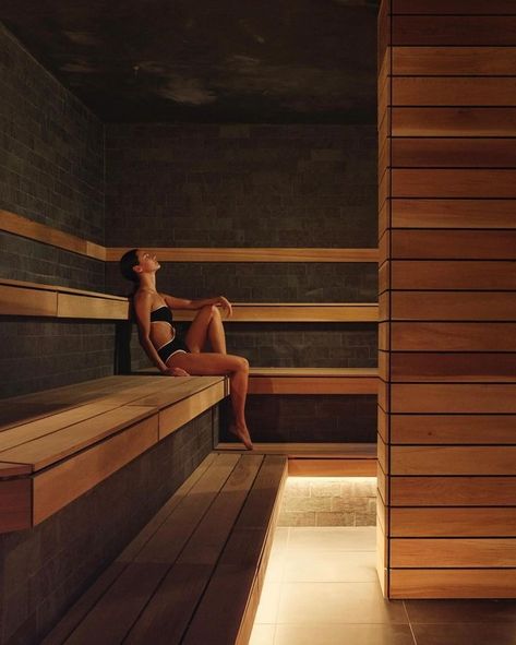 Sauna Photoshoot Ideas, Sauna Photo Shoot, Sauna Photography, Spa Photoshoot Ideas, Public Sauna, Sauna Aesthetic, Salt Cave Spa, Hard Launch, Wellness Room