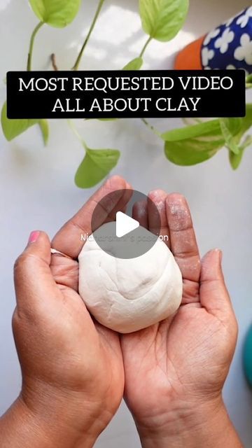 Craft With Wall Putty, Clay Artist, Best Out Of Waste, Video Wall, February 13, Recycled Crafts, Craft Diy, Diy Clay, Craft Work