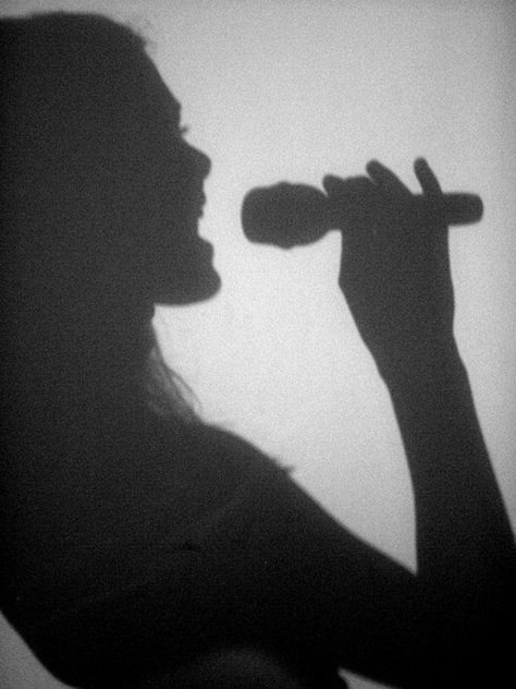 A Woman, Singing, Wall, White