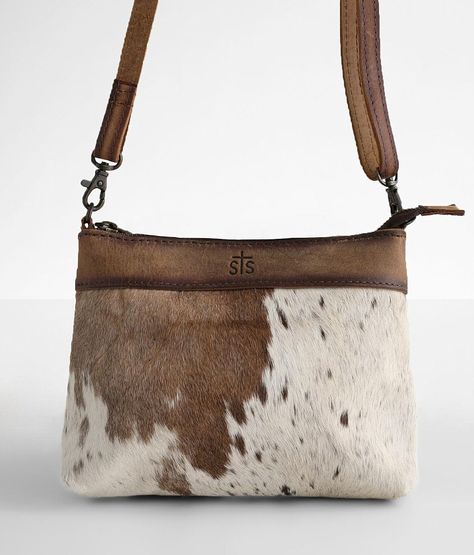 STS Grace Crossbody Purse - Women's Bags in Cowhide | Buckle Western Crossbody Purse, Hand Bags Ideas, Purse With Fringe, Vegan Design, Cowhide Purse, Bags Ideas, Fringe Crossbody Bag, Western Purses, Rodeo Outfits