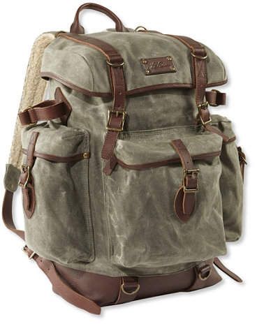 L.L.Bean Waxed-Canvas Continental Rucksack #backpack #ad #llbean Tactical Loadout, Bushcraft Backpack, Luxury Travel Accessories, Bush Pilot, Travel Accessories For Men, Waxed Canvas Backpack, Rucksack Backpack, Canvas Backpack, Waxed Canvas