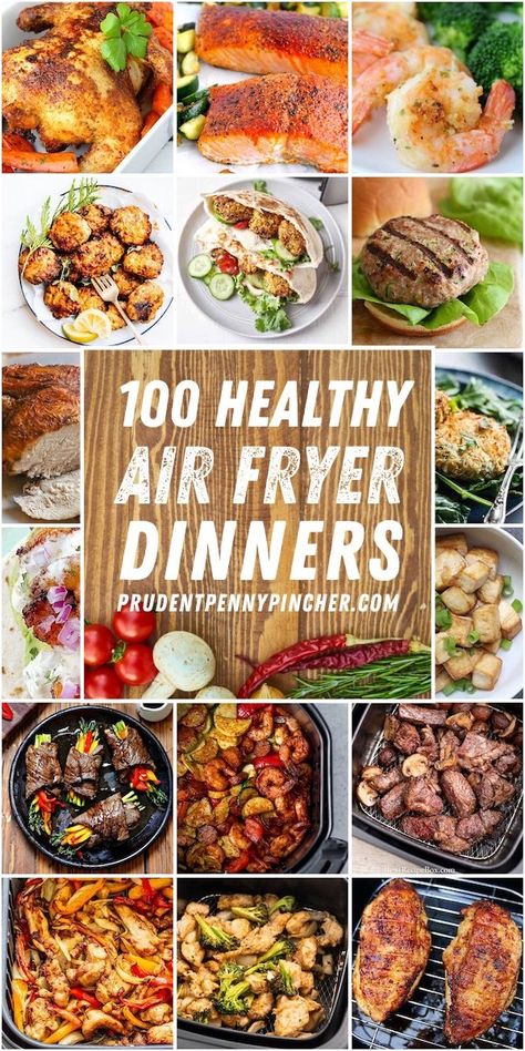 Healthy Air Fryer Dinner, Air Fryer Dinners, Air Fried Salmon, Roasted Chicken Breasts, Air Fryer Dinner, Healthy Air Fryer Recipes, Healthy Air Fryer, Plats Healthy, Healthy Dinner Options