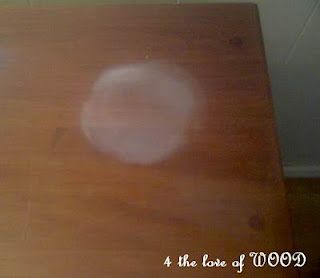 HOW TO REMOVE WATER MARKS-  use an iron!  Who knew?  Just tried it and it only too seconds!! Water Stain On Wood, Maple Dresser, Vintage Wood Furniture, Maple Furniture, Remove Water Stains, Maple Tables, Natural Laundry, Sweat Stains, Wood Dresser