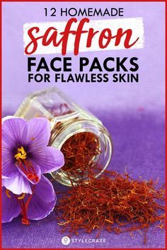 Saffron Skin Care, Saffron Face Mask Glowing Skin, Seaweed Mask, Saffron Crocus, Organic Perfume, Korean Beauty Secrets, Fall Bulbs, Diy Remedies, Indian Hair