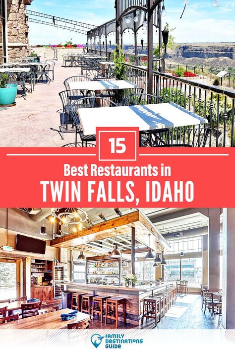 Want to see the best restaurants in Twin Falls, ID? We’re FamilyDestinationsGuide, and we’re here to help: From incredible brunch spots and amazing places to eat dinner, to local foodie spots and hidden gems, discover the BEST Twin Falls restaurants - so you get memories that last a lifetime! #twinfalls #twinfallsrestaurants #restaurantsintwinfalls #bestrestaurantsintwinfalls #placestoeattwinfalls Idaho Living, Olive Garden Restaurant, Shoshone Falls, Explore Idaho, Idaho Vacation, Twin Falls Idaho, Oregon Trip, Visit Idaho, Yellowstone Trip