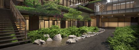 kengo kuma to design ace hotel's first japanese location Japanese Location, Japanese Soaking Tubs, Kengo Kuma, Japanese Architect, Ace Hotel, Design Hotel, Kyoto Japan, Hotels Design, Design Milk