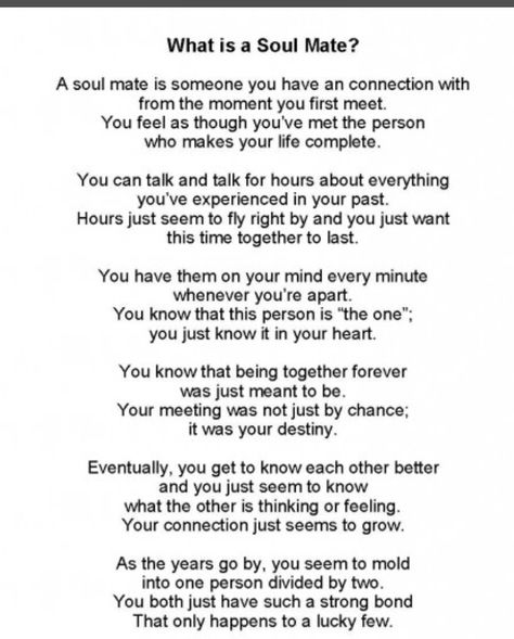 Soulmate Poems, What Is A Soulmate, My Everything Quotes, Soulmate Friends, What Is A Soul, Connection Quotes, Bond Quotes, Soulmate Connection, A Soulmate