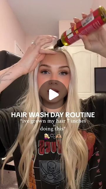 Hair care routinee on Instagram: "PRE hair wash day routine for hella hair growth 🫶🏼🍦 #haircareroutine #hairgrowthtips #washdayroutine" How To Wash Hair Correctly, How To Wash Your Hair Once A Week, How To Make Hair Blonde Naturally, Hair Wash Routine For Curly Hair, Hair Care Tips For Thick Hair, Hair Routine For Healthy Hair, Haircare Routine Steps, Hair Routine For Straight Hair, Long Hair Care Routine