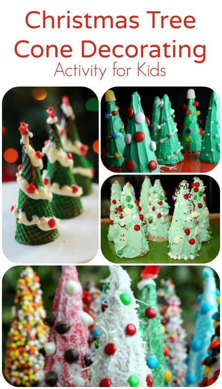 Christmas Tree Cones, Christmas Activity For Kids, Kids Christmas Tree, Candy Christmas Tree, Christmas Trees For Kids, How To Make Christmas Tree, Kids Christmas Party, Cone Christmas Trees, Christmas Activity