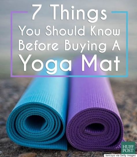 Here are the 7 things you should know before buying a yoga mat Acupressure Mat, Yoga Mats Best, Yoga Props, Fitness Plan, Yoga Iyengar, Chair Yoga, Yoga Gear, Yoga Equipment, Yoga Accessories