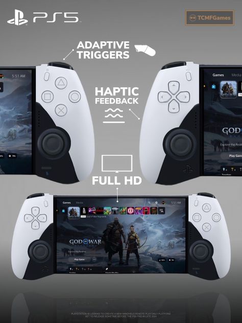 Console Concept, Ps4 Pro Console, Portable Game Console, Portable Console, Phone Table, Learn Computer Science, Drukarka 3d, Vídeo Game, Game Remote