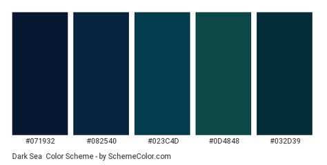 Emerald Green Color Palette, Hexadecimal Color, Dark Emerald Green, Green Name, Green Color Palette, Blue Names, Dark Sea, Emerald Green Color, Sea Colour