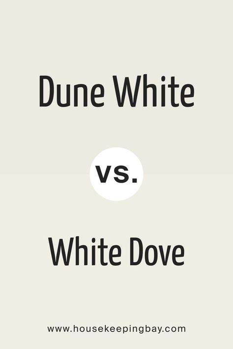 Dune White vs White Dove by Benjamin Moore Benjamin Moore Bathroom, White Dove Benjamin Moore, Dove Wing, Dove Painting, Benjamin Moore White, Paint White, White Dove, White Paint Colors, Simply White