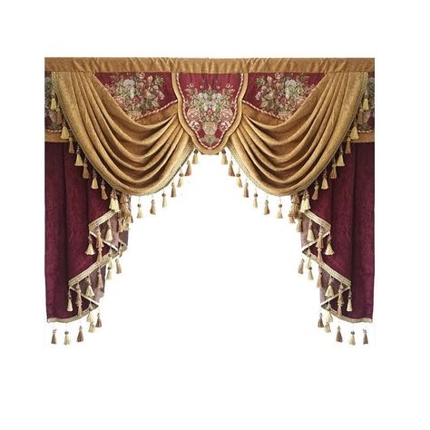 Romantic Curtains, Valances For Living Room, Waterfall Valance, Bed Back Design, Swag Curtains, Handmade Curtains, Window Treatments Bedroom, Waterfall Design, Luxury Curtains