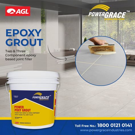 Power Grace Industries introduces Power Poxy Grout. Two & three component epoxy-based joint filler. Use in application of all types of tiles and stone. . DM for more information. 👉Get in touch with us - 🌐 http://www.powergraceindustries.com/ 📞 1800 121 0141 Types Of Tiles, Epoxy Grout, Grout, Kenya, More Information, Interior Design, Stone, Design