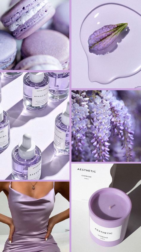 Lavender Luxury Aesthetic, Digital Lavender Moodboard, Lavender Aesthetic Fashion, Wisteria Color Aesthetic, Lavender Vanilla Aesthetic, Lavender Mood Board, Lavanda Aesthetic, Lavender Moodboard, Purple Moodboard