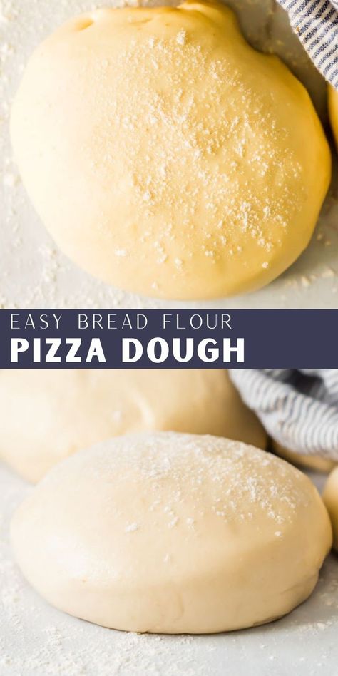 Bread Flour Pizza Dough, Pizza Dough Bread, Bread Flour Recipe, Quick Pizza Dough, Homemade Pizza Dough Easy, Best Pizza Dough Recipe, Pizza Dough Recipe Easy, Best Pizza Dough, Easy Pizza Dough