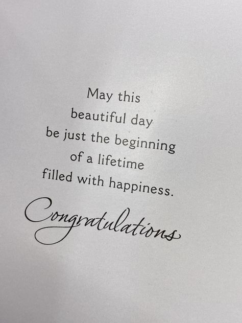 Happy Journey Wishes For Sister, Congratulations Card For Wedding, Wedding Card For Friends, Wedding Gift Note Messages, Congratulations On Your Engagement Quote, Congratulations Quotes For Engagement, Sister Wedding Quotes Marriage, Engagement Congratulations Messages, Nikkah Wishes