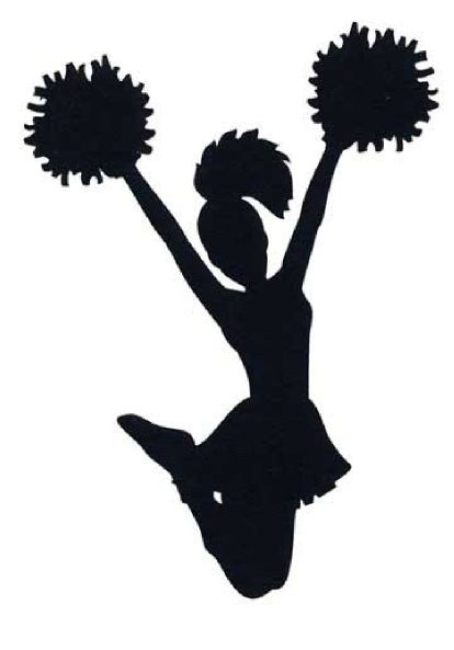 FREE cheer sillohette clip art black and white | Cheerleader clip art - vector clip art online, royalty free & public ... Black Silhouette, Cheerleading, Clip Art, Black And White, White, Black, Art