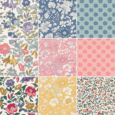 Lawn Inspiration, Homemade Journal, Liberty Prints, Designed Paper, Quilt Fabric Collections, Liberty Of London Fabric, Playlist Covers, Quilting Fabrics, Summer Pattern