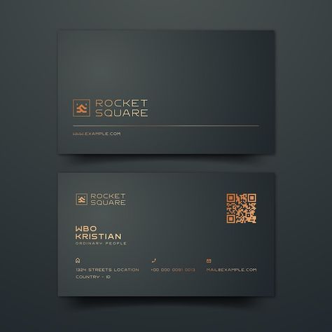 Premium Vector | Elegant dark blue and gold vertical business card template Elegant Name Card, Business Card Luxury Design, Premium Card Design, Premium Visiting Card Design, Premium Visiting Card, Professional Business Card Design Modern, Premium Business Card Design, Luxury Business Card Design Creative, Business Card Elegant