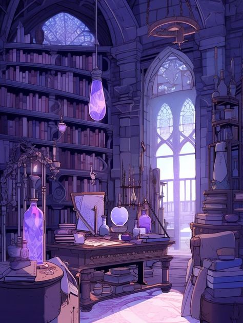 #zicxa-photos #zicxa #images #background #wallpaper #freepik #shutterstock #VN Wizard Room Concept Art, Witch Library Aesthetic, Wizard Interior, Sorcerer Wallpaper, Wizard Room Aesthetic, Acotar Family, Purple Library, Celestial Library, Arcana Aesthetic