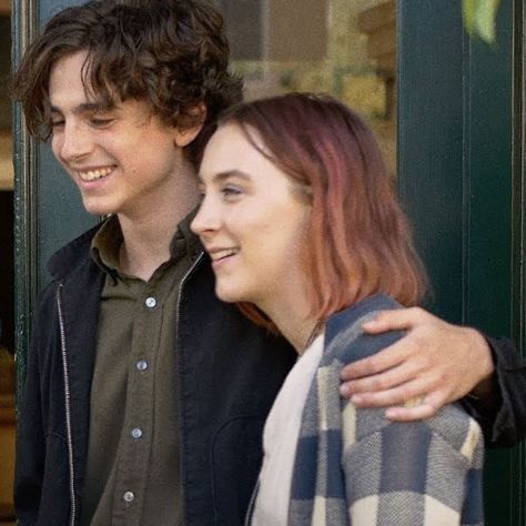 𝘼𝙣𝙜𝙚𝙡𝙞𝙘𝙖 on Instagram: “Tim and Saoirse behind the scenes on the set of lady bird<3 those two together makes me smile sm omg . . . . . . . . . . . . . . . . .…” Saoirse Ronan, Film Lovers, Behind The Scene, Lady Bird, Timothee Chalamet, Movie Characters, I Smile, The Scene, Make Me Smile