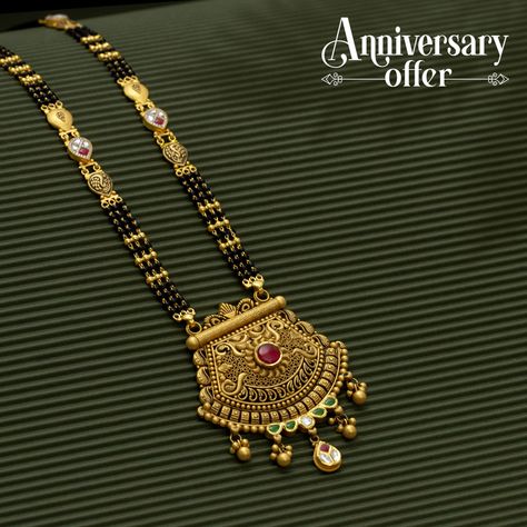 Our Antique Mangalsutra That’s Luxurious, Sophisticated, & Perfect For Every Womens 😍💝 #suvarnakala #suvrnakalajewellers #suvarnakalaoffer #suvarnakalanniversary #suvarnakalanniversaryoffer . #antiquejewelry #jewelry #vintagejewelry #antique #jewellery #antiquejewellery #victorianjewelry #antiquejewelryaddiction #specialoffer #mangalsutra #bollywoodjewellery #weddingjewellery #handmade #indianjewellery #bridaljewellery #jadaujewellery #highjewellery #mangalsutradesgin Antique Mangalsutra, Mangalsutra Design, Black Beads Mangalsutra, Rose Mehndi Designs, Black Beads Mangalsutra Design, New Gold Jewellery Designs, Gold Necklace Indian, Gold Mangalsutra Designs, Gold Necklace Indian Bridal Jewelry