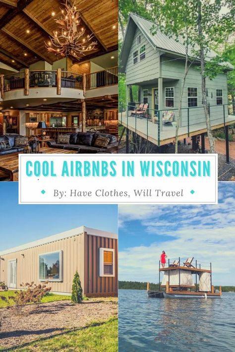 THE COOLEST AIRBNBS IN WISCONSIN – FEATURING TREEHOUSES, TINY HOMES, YURTS, BARNS & MORE! | Wisconsin travel | Wisconsin Dells | Oshkosh | unique airbnb wisconsin | best airbnb wisconsin | lake geneva wisconsin hotels | wisconsin dells hotels #wisconsin Up North Wisconsin, Only In Your State Wisconsin, Crivitz Wisconsin, Wisconsin Day Trips, Chetek Wisconsin, Unique Airbnb, Wisconsin Vacation, Oshkosh Wisconsin, Exploring Wisconsin