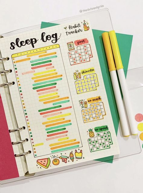 Sleeping Tracker, Sleep Tracker Bullet Journal, Bullet Journal Topics, Sleep Log, Tracker Bullet Journal, Bullet Journal For Beginners, Bullet Journal Ideas Templates, Habit Tracker Bullet Journal, Bullet Journal Spreads