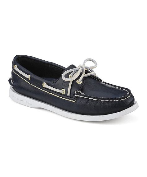 Look at this Navy Leather Boat Shoe on #zulily today! Navy Blue Shoes, Shiny Shoes, Sperry Boat Shoes, Sperry Women's, Leather Boat Shoes, Deck Shoes, Metallic Shoes, Boat Shoe, Gold Shoes