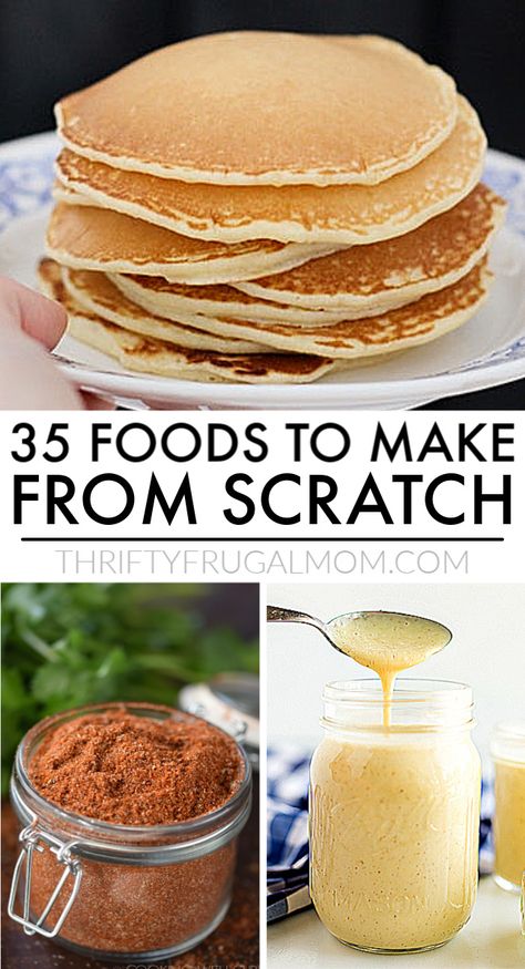 Foods To Make From Scratch, Easy Foods To Make, Baking Mix Recipes, Foods To Make, Homemade Dry Mixes, Different Foods, Easy Foods, Homemade Pantry, Make From Scratch