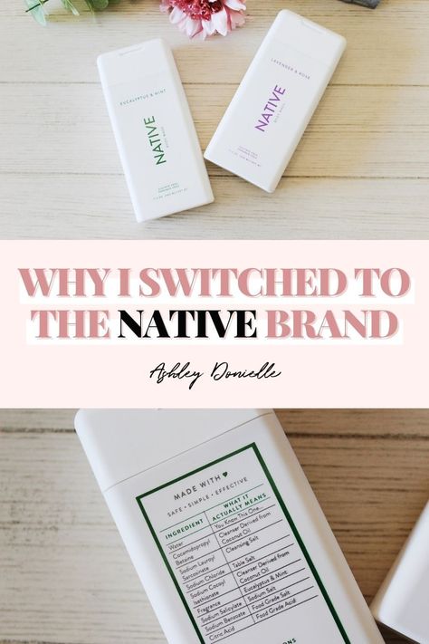 :herb: Making the Switch to Native Products :herb: Discover the benefits of going natural with personal care products! Ashley Donielle shares her journey to using Native products for a healthier, eco-friendly lifestyle. Embrace the natural goodness today Native Products, Native Brand, Native Deodorant, Eucalyptus Mint, Most Asked Questions, Personal Care Products, Going Natural, Post Baby, Natural Deodorant