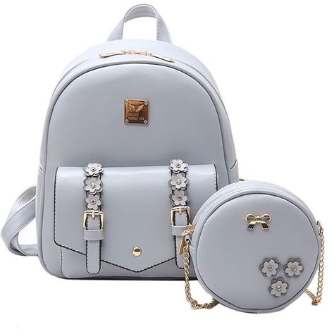 I like this! Sweet Girl's Small Stereo Flowers Bag Gift Circular Mini Shoulder Bag PU Backpack only $34.99 from ByGoods.com! Girly Backpacks, Sac Michael Kors, Cute Mini Backpacks, Mini Mochila, Backpack Free, Ladies Bag, Girly Bags, Women Leather Backpack, Stylish Backpacks