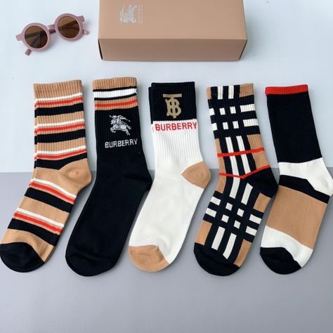 Burberry Socks, Branded Socks, Fendi Socks, Balenciaga Socks, Latin Ballroom Dresses, Socks Design, Ballroom Dresses, Latin Ballroom, I Trusted You