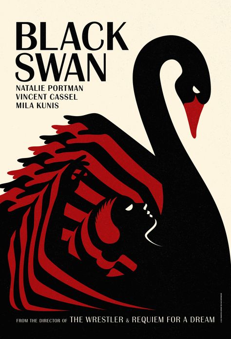 Black Swan Film, Black Swan Poster, Swan Poster, Black Swan Movie, Black Swan 2010, The Black Swan, Vincent Cassel, Film Horror, Movie Posters Design