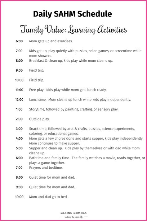 Wanna Create the Best Ever Stay at Home Mom Schedule? Here's How! Daily Schedule For Moms, Creating Rituals, Schedule Example, Sahm Quotes, Stay At Home Mom Schedule, Sahm Schedule, Organised Mum, Make Time For Yourself, Silent Reading