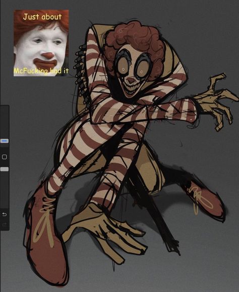 Creepy Clown, Swag Art, Arte Obscura, Scary Art, Creepy Art, Arte Horror, Art Tutorials Drawing, Sketchbook Art Inspiration, Art Inspiration Drawing