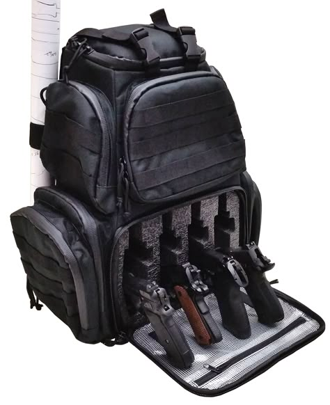 Case Club Tactical 4Pistol Backpack with Rainfly and Molle Straps GEN 2 * Find out more about the great product at the image link.(It is Amazon affiliate link) #huntingriflesideas Echipament Tactic, Shooting Bags, Molle Straps, Survival Bag, Range Bag, Tactical Gear Loadout, Tactical Backpack, Tactical Bag, Tactical Gear