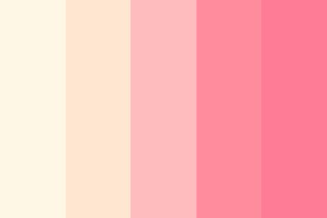 strawberry peach lemonade Color Palette Strawberry Peach Lemonade, Peach Color Palettes, Strawberry Color, Peach Lemonade, Hex Color Palette, Color Palette Challenge, Palette Design, Pink Color Schemes, Pink Palette