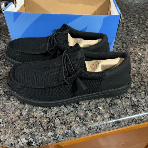 Men’s Black Hey Dudes Wally Funk Mono. Men’s Size 12. Brand New Never Been Used. Purchased Wrong Size And Too Late To Return. Paid $67. Reasonable Offers Considered. Black Hey Dudes, Hey Dude Shoes, Hey Dudes, Hey Dude, Shoes Black, Slip Ons, Too Late, Black Shoes, Size 12